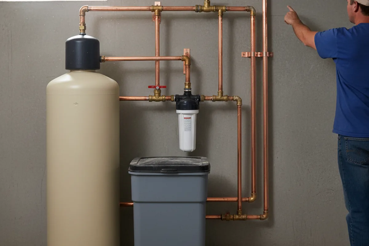 Whole-house water treatment system installed in Mebane